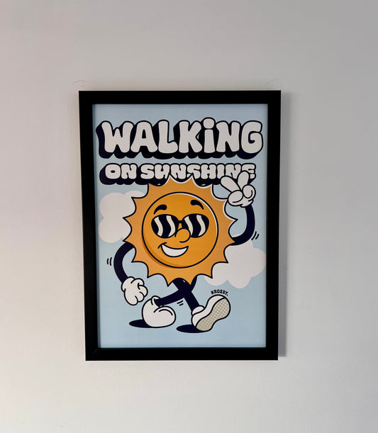 Walking on sunshine Print